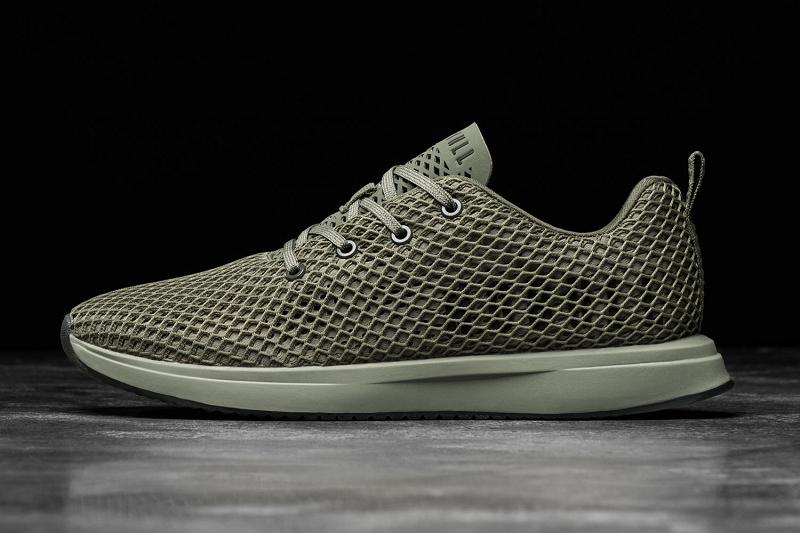 Women's Nobull Deep Sage Mesh Running Shoes Olive | SG L2675I